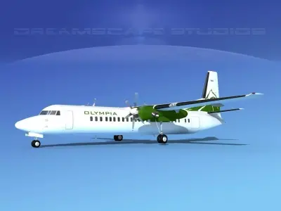 Fokker F-60 Olympia 3D model