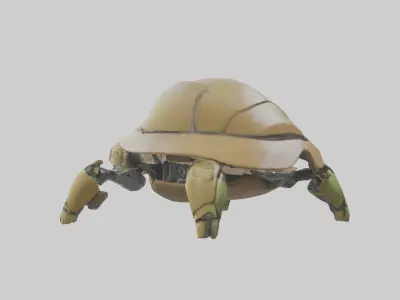 Robot version of a robot turtle model 3D model