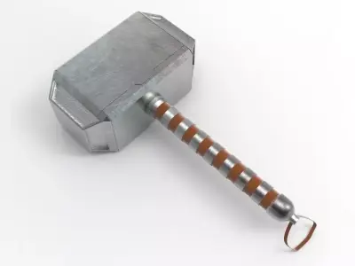 thor hammer 3D model shop