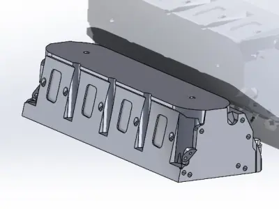 LS3 Head CAD Model in Solidworks 3D model