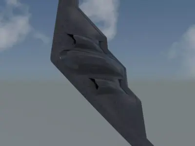 Northrop Grumman B-2 Spirit  Low-poly 3D model