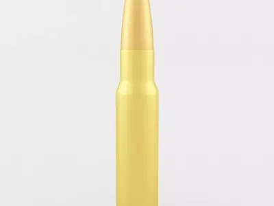 7 62x51 NATO Cartridge 3D model