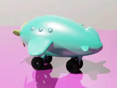 plane toy 3D model