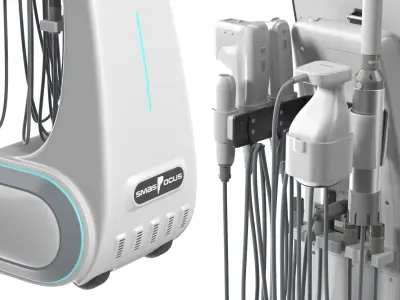 SMAS Focus Ultrasound Lifting Device White 3D model