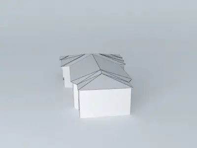 Cultural center 3D model