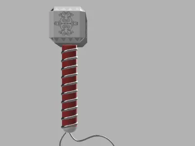 Mjolnir thor hammer 3D model buy