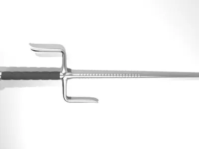 Short-handled Trident - Type 2 3D model