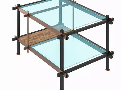 Frame CoffeeTable Free 3D model
