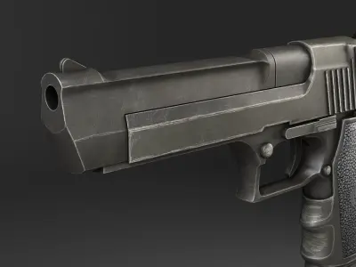 Desert Eagle Pistol 3D model
