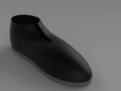 Lather Shoes 3D model