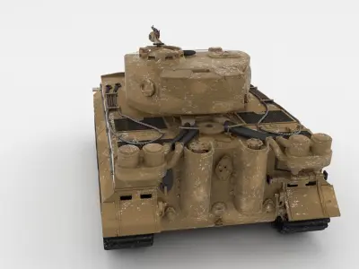 Eastern Front Armor Pack with Interior and Engine Bay v2 3D model