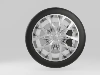 Aston Martin DBX Straight 6 2020 Wheel 3D model