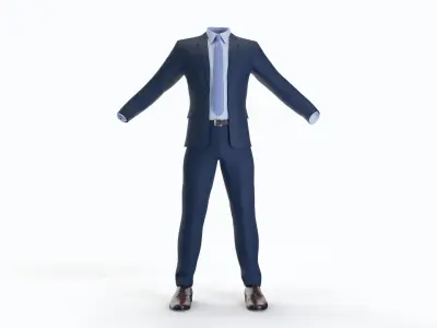 Business Clothing Male 3D model