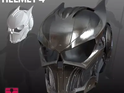 Cosplay Helmets STL Collectible 3D Models 3D print model purchase