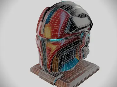 Mandalorian Helmet 3D model