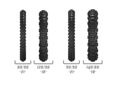 Metzeler Enduro Tires FIM 3D model