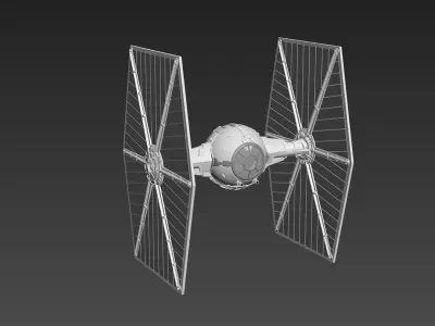 TIE fighter 3D model