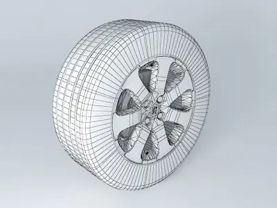 Wheel Apollo 15" Peugeot 307 XS Free 3D model