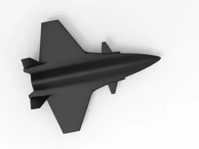 Bayraktar KIZILELMA Fighter UAV 3D model