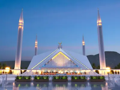 Faisal Mosque 3D model