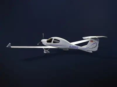 Diamond DA40 3D model