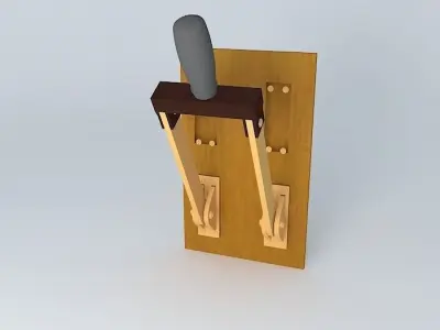 Knife Switch dual throw Free 3D model