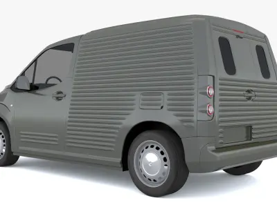 Citroen Berlingo 2CV Fourgonnette 2023 3D model