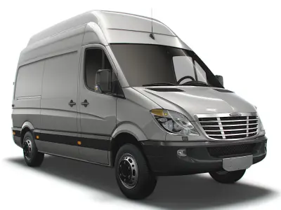 Freightliner Sprinter Cargo Van L2H3 2009 3D model