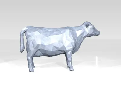 Cow Low Poligonal 3D model