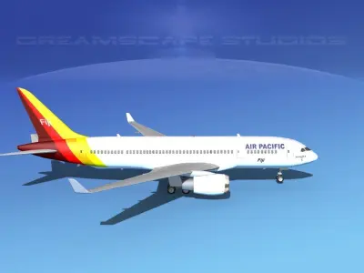 Boeing 787-8 Air Pacific Fiji 3D model