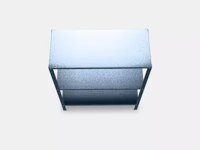 HYLLIS Shelf part Low-poly 3D model