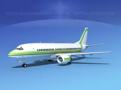 Boeing 737-300 Executive 2 3D model