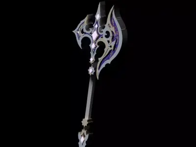 Moonveil Executioner Low-poly 3D model