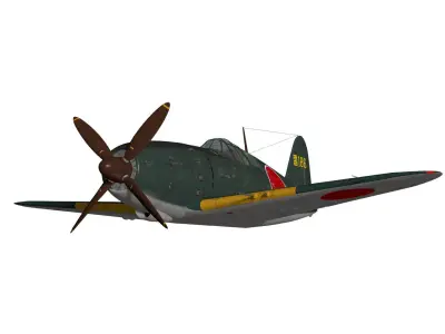 Mitsubishi J2M5 RAIDEN 3D model