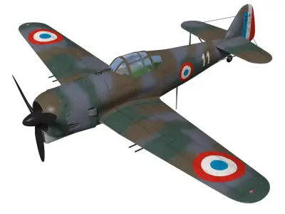 Koolhoven FK58 3D model