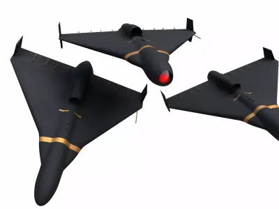 Shahed-238 UAV 3D model