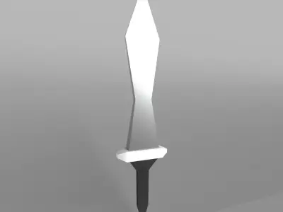 Lowpoly Sword 005 Low-poly 3D model