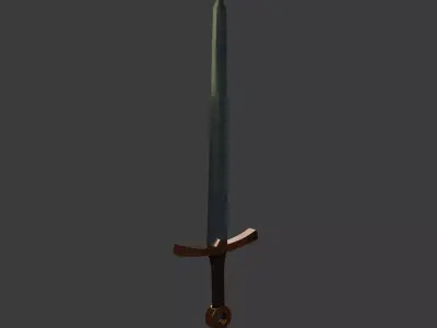 Sword Cartoon 03 3D model