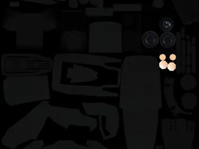 Low Poly Drone avec HD E99 Low-poly 3D model