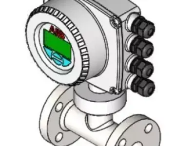 ABB Flowmeter WaterMaster 1 inch-DN25 Flanged 3D model