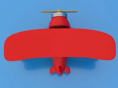 plane toy 3D model