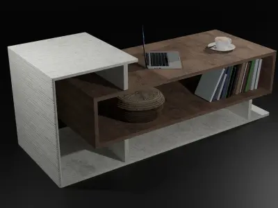 Coffee Table Free 3D model 11