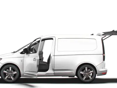 VW Caddy Cargo SWB Valve HQ Interior 2025 3D model