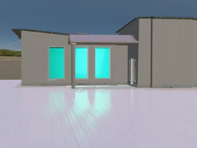 Model of Modern  house Free 3D model