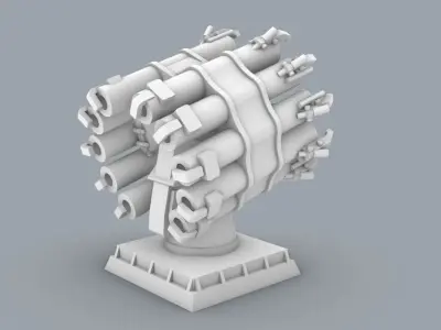 PM RBU-6000 Smerch-2 3D print model