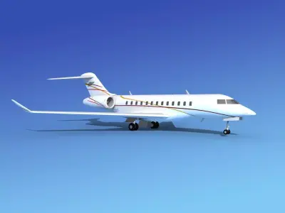 Global Express XRS V11 3D model