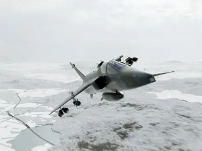 Sepecat Jaguar GR3 3D model 3D model