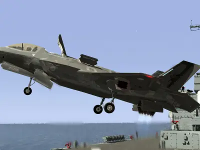 JMSDF F-35B Lightning II 3D model