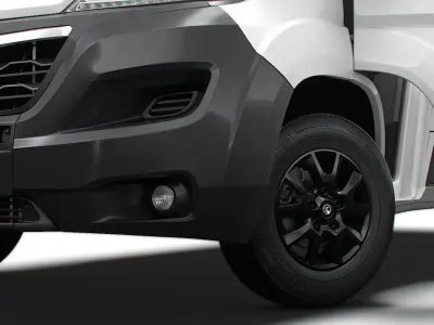 Vauxhall Movano Van L3H2 HQ Interior 2023 3D model