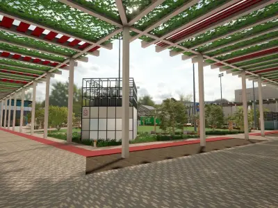 Al forsan Low-poly 3D model